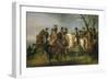 Napoléon Ier donnant l'ordre avant la bataille d'Austerlitz, 2 décembre 1805-Antoine Charles Horace Vernet-Framed Premium Giclee Print