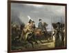 Napoléon Ier passant devant les troupes à la bataille d'Iena, 14 octobre 1806 (bataille contre-Horace Vernet-Framed Giclee Print