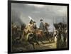 Napoléon Ier passant devant les troupes à la bataille d'Iena, 14 octobre 1806 (bataille contre-Horace Vernet-Framed Giclee Print