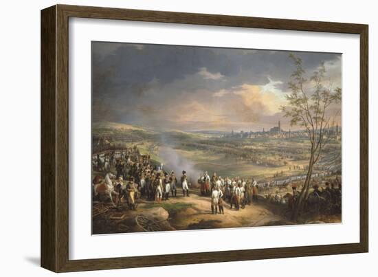 Napoléon Ier recevant la capitulation du général Mack-Charles Thevenin-Framed Giclee Print