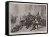 Napoleon III and Bismarck on the Morning after Sedan-Wilhelm Camphausen-Framed Stretched Canvas