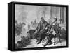 Napoleon III and Bismarck on the Morning after the Battle of Sedan, 1870-W^ Camphausen-Framed Stretched Canvas