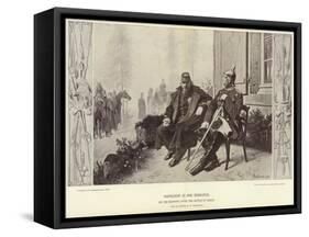 Napoleon III and Bismarck on the Morning after the Battle of Sedan-Wilhelm Camphausen-Framed Stretched Canvas