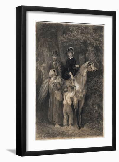 Napoleon III and Eugenia De Montijo-Stefano Bianchetti-Framed Premium Giclee Print