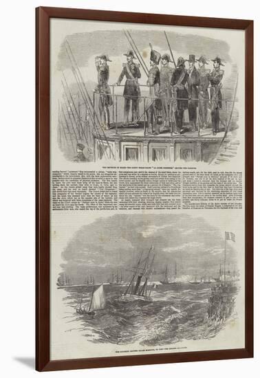 Napoleon III at Calais-null-Framed Giclee Print