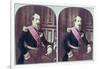 Napoleon III, circa 1860, Coloured Stereoscopic Photograph Taken Between 1860 and 1870-null-Framed Giclee Print