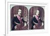 Napoleon III, circa 1860, Coloured Stereoscopic Photograph Taken Between 1860 and 1870-null-Framed Giclee Print