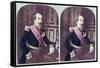 Napoleon III, circa 1860, Coloured Stereoscopic Photograph Taken Between 1860 and 1870-null-Framed Stretched Canvas