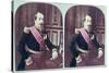 Napoleon III, circa 1860, Coloured Stereoscopic Photograph Taken Between 1860 and 1870-null-Stretched Canvas