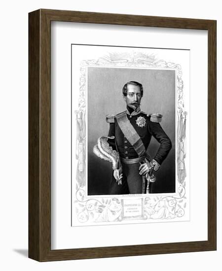 Napoleon III, Emperor of France, Mid 1850S-null-Framed Giclee Print