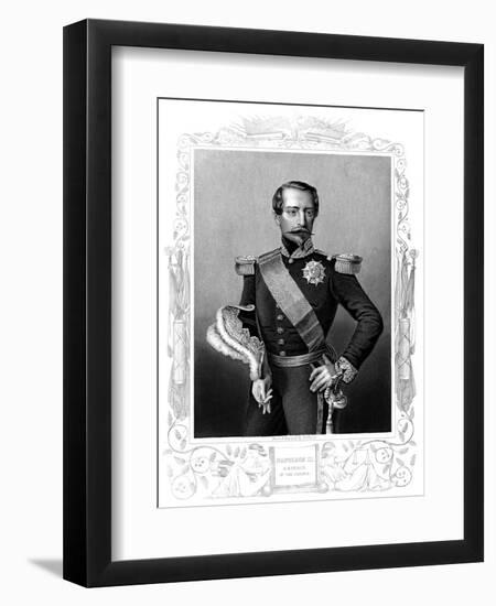 Napoleon III, Emperor of France, Mid 1850S-null-Framed Giclee Print