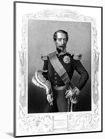 Napoleon III, Emperor of France, Mid 1850S-null-Mounted Giclee Print