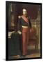 Napoléon III, en uniforme de général de Division, dans son Grand Cabinet aux Tuileries, en 1862-Hippolyte Flandrin-Framed Giclee Print