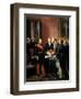 Napoleon III Hands over Decree Allowing Annexation of Suburban Communes of Paris-Adolphe Yvon-Framed Giclee Print