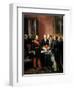 Napoleon III Hands over Decree Allowing Annexation of Suburban Communes of Paris-Adolphe Yvon-Framed Giclee Print