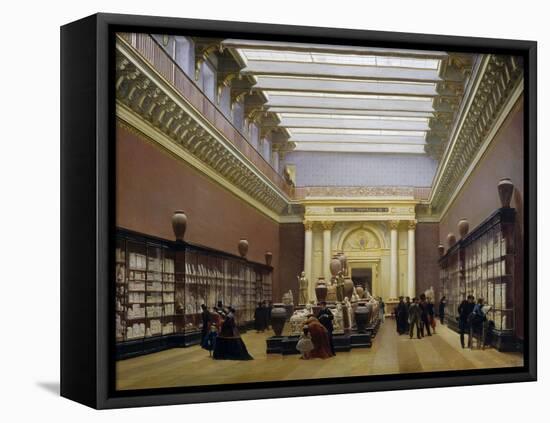 Napoleon III Museum, Pottery Hall at Louvre Museum, 1866-Charles Giraud-Framed Stretched Canvas