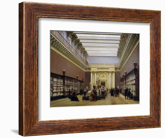 Napoleon III Museum, Pottery Hall at Louvre Museum, 1866-Charles Giraud-Framed Giclee Print