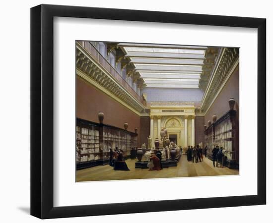 Napoleon III Museum, Pottery Hall at Louvre Museum, 1866-Charles Giraud-Framed Giclee Print