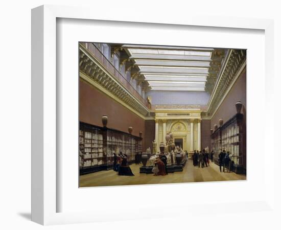 Napoleon III Museum, Pottery Hall at Louvre Museum, 1866-Charles Giraud-Framed Giclee Print