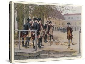 Napoleon in 1779 as a "Nouveau" at the Military School at Brienne-Maurice Realier-Dumas-Stretched Canvas