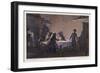 Napoleon in 1793 at the Supper of Beaucaire-Lecomte-de-nouy-Framed Art Print