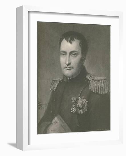 'Napoleon in 1813', (1896)-T Johnson-Framed Giclee Print