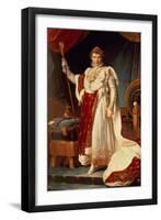 Napoleon in Coronation Robes, circa 1804-Francois Gerard-Framed Giclee Print