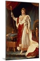 Napoleon in Coronation Robes, circa 1804-Francois Gerard-Mounted Giclee Print