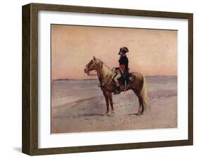 'Napoleon in Egypt', c19th century-Jean Baptiste Edouard Detaille-Framed Giclee Print