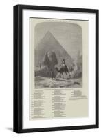 Napoleon in Egypt (Forty Centuries Look Down Upon Him)-Karl Girardet-Framed Giclee Print