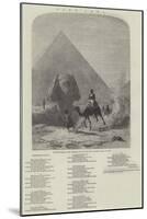 Napoleon in Egypt (Forty Centuries Look Down Upon Him)-Karl Girardet-Mounted Giclee Print