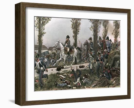 Napoleon in Flight 1813-R Knoetel-Framed Art Print