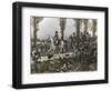 Napoleon in Flight 1813-R Knoetel-Framed Art Print