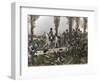 Napoleon in Flight 1813-R Knoetel-Framed Art Print