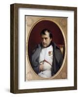 Napoleon in Fontainebleau-Paul Delaroche-Framed Giclee Print