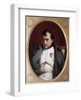 Napoleon in Fontainebleau-Paul Delaroche-Framed Giclee Print