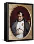 Napoleon in Fontainebleau-Paul Delaroche-Framed Stretched Canvas