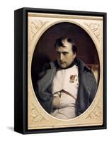 Napoleon in Fountainebleau-Paul Delaroche-Framed Stretched Canvas