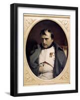 Napoleon in Fountainebleau-Paul Delaroche-Framed Giclee Print