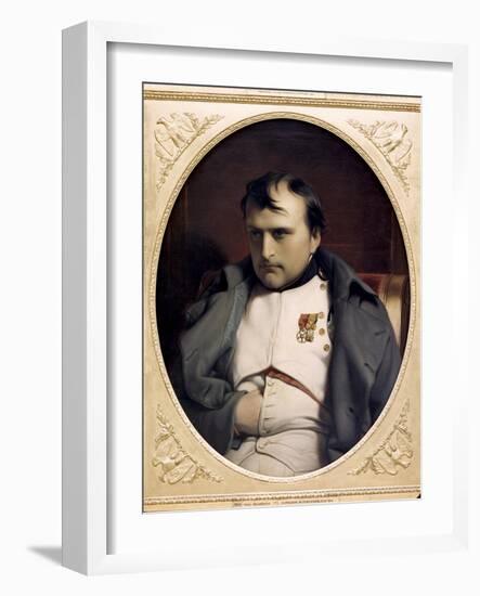 Napoleon in Fountainebleau-Paul Delaroche-Framed Giclee Print