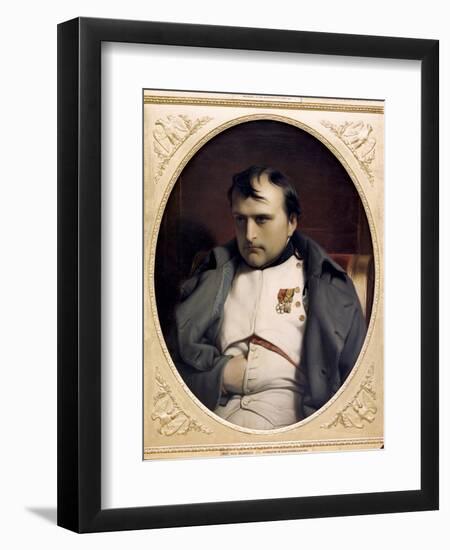 Napoleon in Fountainebleau-Paul Delaroche-Framed Giclee Print