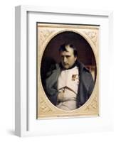 Napoleon in Fountainebleau-Paul Delaroche-Framed Giclee Print