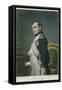 Napoleon in His Study-Hippolyte Delaroche-Framed Stretched Canvas