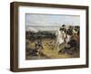 Napoleon in the Battle of Wagram (5-6 Juillet 1809) - Par Bellange, Hippolyte (1800-1866), 1841 - O-Joseph-louis-hippolyte Bellange-Framed Giclee Print