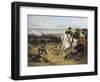 Napoleon in the Battle of Wagram (5-6 Juillet 1809) - Par Bellange, Hippolyte (1800-1866), 1841 - O-Joseph-louis-hippolyte Bellange-Framed Giclee Print