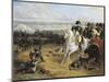 Napoleon in the Battle of Wagram (5-6 Juillet 1809) - Par Bellange, Hippolyte (1800-1866), 1841 - O-Joseph-louis-hippolyte Bellange-Mounted Giclee Print