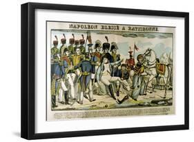 Napoleon Injured at Ratisbon, April 1809-Francois Georgin-Framed Giclee Print