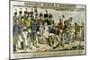 Napoleon Injured at Ratisbon, April 1809-Francois Georgin-Mounted Giclee Print