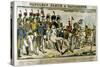 Napoleon Injured at Ratisbon, April 1809-Francois Georgin-Stretched Canvas