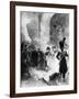 Napoleon Leaving Burning Kremlin-null-Framed Giclee Print